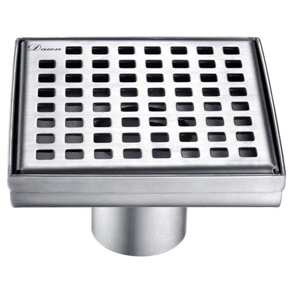 Online Exclusive Safe and convenient payment Brushed Nickel Bathroom Floor Waste Square Shape 